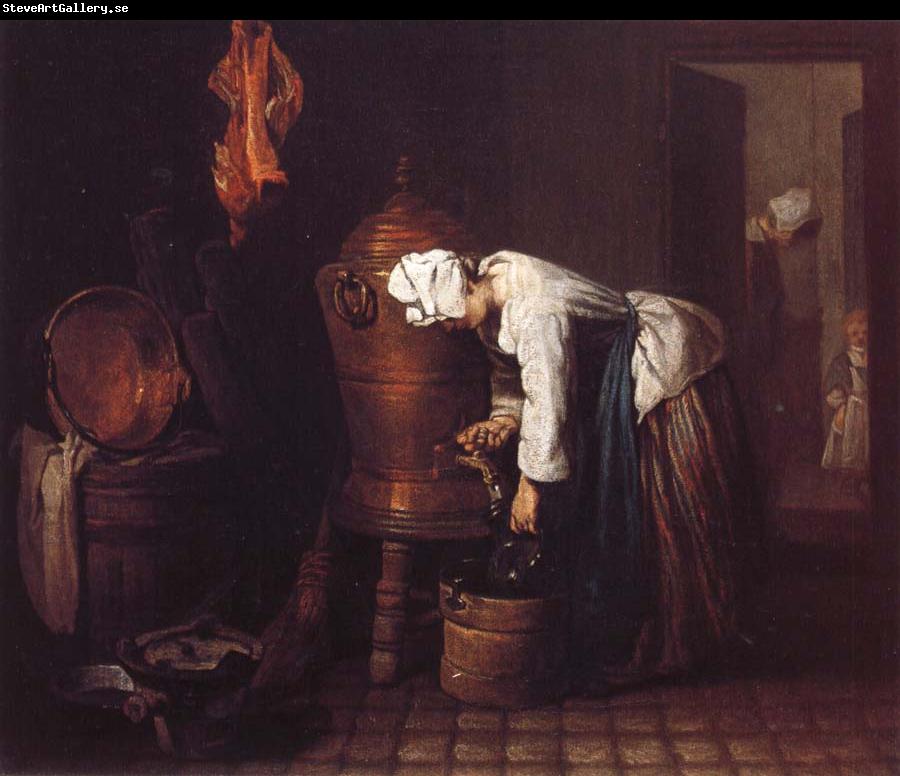 Jean Baptiste Simeon Chardin The Water Urn